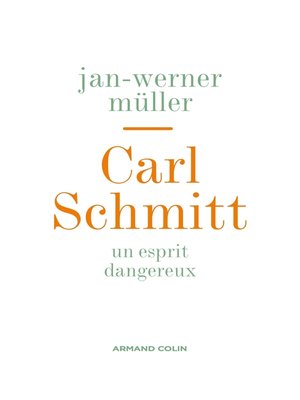 cover image of Carl Schmitt